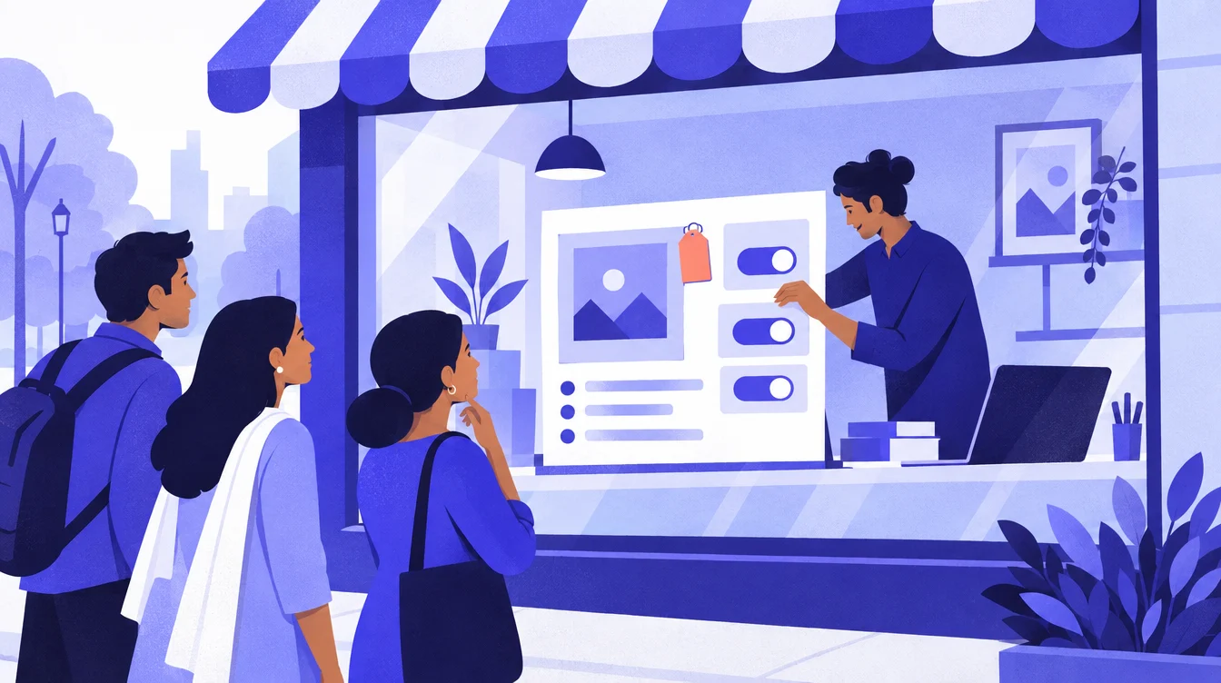 Marketplace पर strategy publish करते creator का चित्र