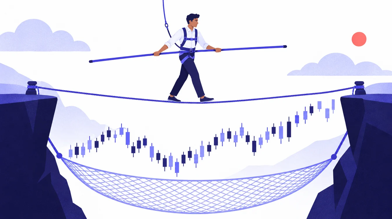 Illustration of layered risk controls protecting a trader